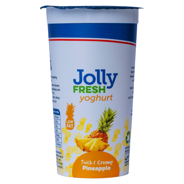 Jolly Fresh Pineapple Yoghurt 250Ml